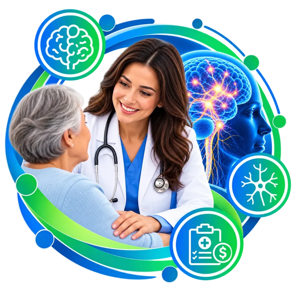 Neurologist Guiding Patient about Neurology Billing Services